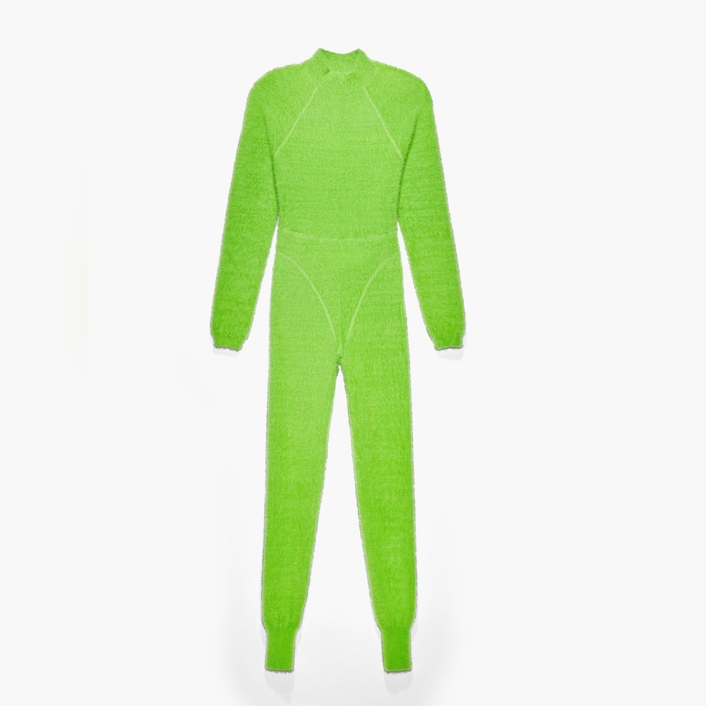 FLUFF IT UP CATSUIT KELLY GREEN L - Picture 5 of 8